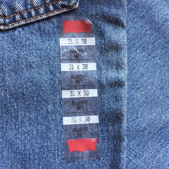 NWT Levis 550 Relaxed Fit Tapered Leg Jeans 31/30 - Picture 5 of 7